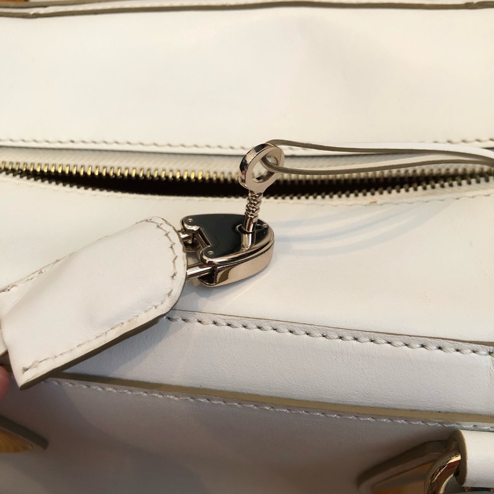Mazzini white leather bag - Picture 5 of 6